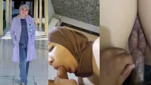 Bokep Indo Ngentotin Perawat Cantik Hijab Doyan Kontol